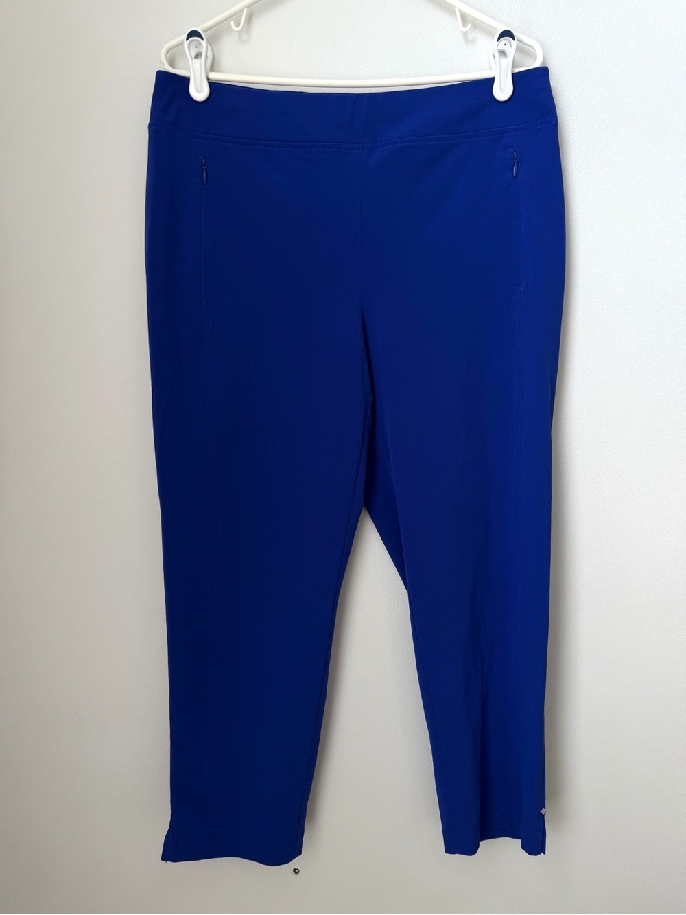 Chico’s Zenergy Blue Grotto Pants with Side Zipper Pockets Chico Size 1 (US 8)